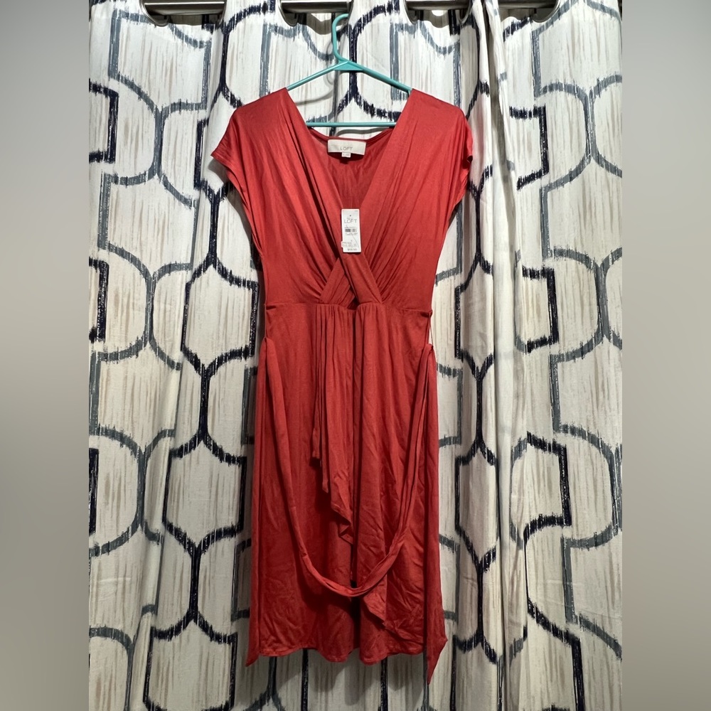 LOFT orange dress